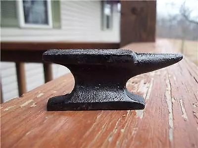 Cast Iron Anvil Mini Jeweler Jewelry Making Repair Design Metal Work Tool • $11.95