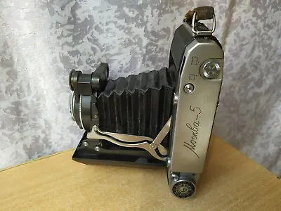 RARE Antique Vintage USSR Soviet Camera Lens Moscow-5 Moskva 5 Industar-24 Case • $189