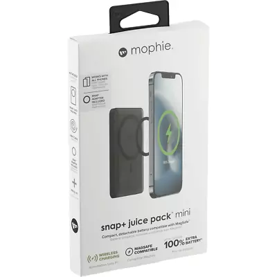 Mophie - Snap+ Juice Pack Mini 5000 MAh Wireless Magnetic Charger With MagSafe • $17.18