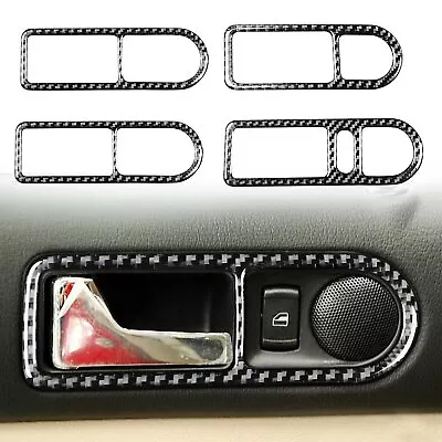 4x Carbon Fiber Door Handle Trim Type A For VW Golf 4 Jetta Bora MK4 GTI 1999-04 • $20.96