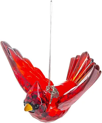 Ganz ACRY-743 Radiant Cardinal Ornament With Charm 5-inch Length • $19.95