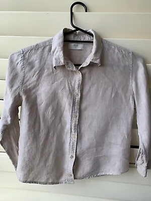 $8 • Buy Uniqlo Linen Shirt - Size XS