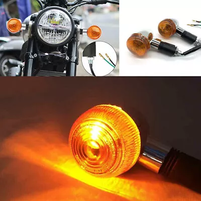 For Suzuki Boulevard C109R C50 S 40 50 83 Motorcycle Turn Signal Lights Pair • $13.95