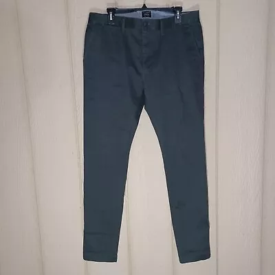 J CREW Pants Mens 34x34 Gray 250 Skinny Dressy Classy Stretchy Trousers EUC • $10