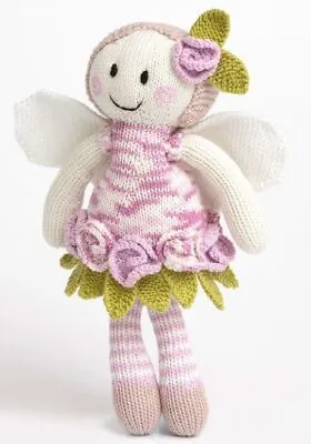 (260) Knitting Pattern - Rose Fairy Doll Soft Toy DK Height 32cm • £2.79