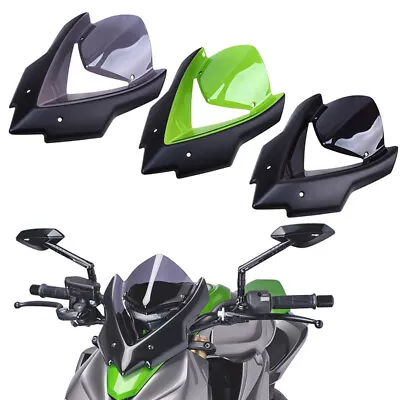 Motorcycle Front ABS Plastic Windshield Windscreen For Kawasaki Z1000 2015-2016 • $31.66