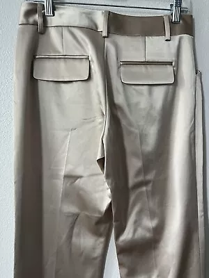 NWT CHARLES NOLAN New York Dressy Straight Leg Trouser Pants Stretch Sz 4 29” W • $34.87