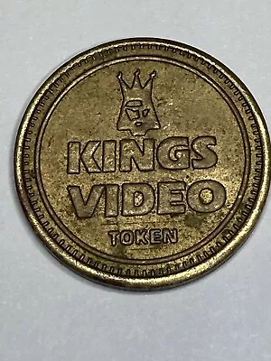 KING'S VIDEO ARCADE TOKEN COLUMBUS SQUARE BOWLING PALACE OHIO OBSOLETE #qx1 • $19.83