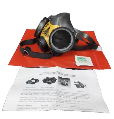 MSA COMFO ELITE HALF MASK RESPIRATOR SIZE LARGE HFAPR No Filters • $32