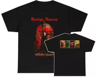 Marilyn Manson' Holy Wood Era Tarot' Card Shirt Double Sided • $20.99