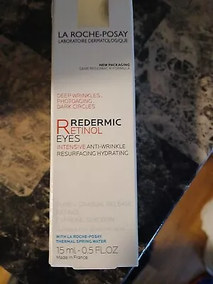 La Roche-Posay Redermic Retinol Eyes Intensive Anti-Wrinkle 15 Ml 0.5 Fl Oz01/25 • $19.99