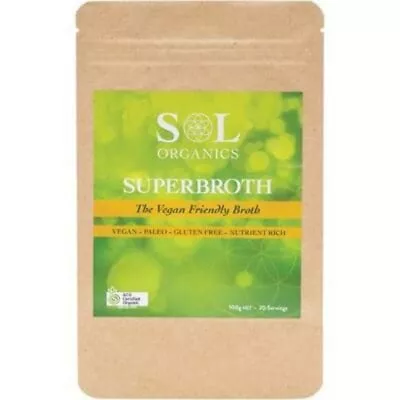 Sol Organics - Vegan-Friendly Superbroth (100g) • $24.95