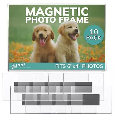Pbf 6x4 Magnetic Picture Frames For Refrigerator | 6 X 4 Clear Magnetic Acryl... • $27.36