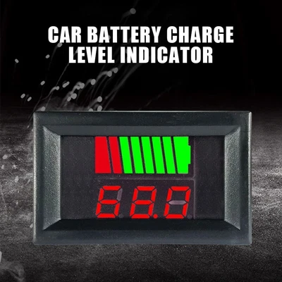 £2.93 • Buy Tester Car Battery Charge Level Indicator Lithium Battery Capacity Meter