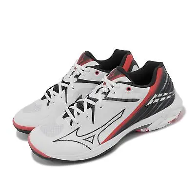 Mizuno Wave Claw 3 Wide White Red Men Badminton Sports Shoes 71GA2443-03 • $114.99