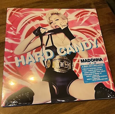 BRAND NEW RARE Hard Candy LP Vinyl Madonna Album 2008 Candy Swirled Record • $284.99