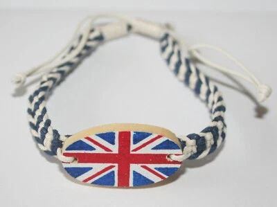 £3.75 • Buy King Coronation Union Jack Great Britain Braided Bracelet Wristband Street Party