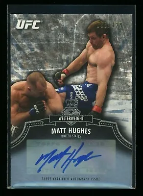 Matt Hughes Auto 2012 Topps UFC Bloodlines #/129  • $99.88