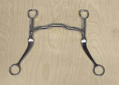 Myler Flat Shank Sweet Iron Low Port Comfort Snaffle Western Bit - 5   MB04 • $155