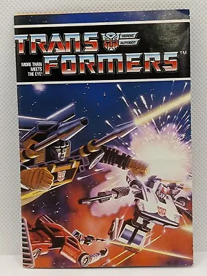 Transformers Original G1 1984 Box Insert Fold Out Catalog Checklist Form Paper • $9.99