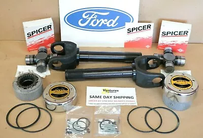  Ford F350 1978-1997 Dana 60 35 Spline Chromoly Outer Axle Shaft Conversion Kit • $999.99