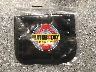 Match Of The Day Magazine New Sealed Black Wallet • £4