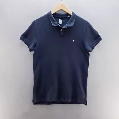 Jack Wills Mens Polo Shirt XS Navy Blue Short Sleeve 100% Cotton • £8.57