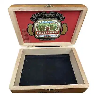 A Fuente Best Seller Empty Wooden Cigar Box '8.25  X 5.25  X 2.8  Hinged • $6.99