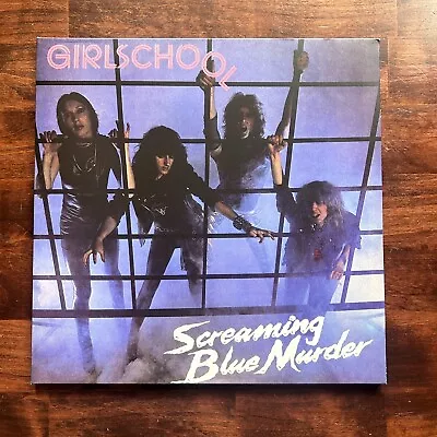 Girlschool Screaming Blue Murder LP Gatefold 2017 UK Back On Black Pressing NM • $36