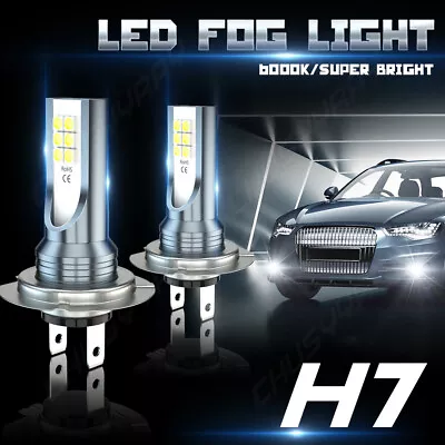 80W 4000LM H7 LED Headlight Kit Bulbs High-Low Beam Bulb 6000K Lamp White • $10.99