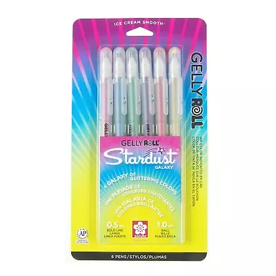 Sakura Gelly Roll Gel Pen Set Carded Pack Of 6 Pens Choose Color • £13.23