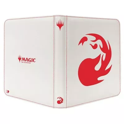 Deck Builder's Pro-Binder Mountain Red Mana 8 Zippered 12-POCKET Ultra Pro MTG • $103.09