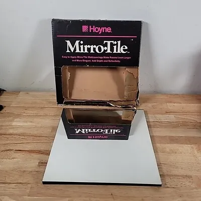 Vintage HOYNE  Mirro•Tile / 12  × 12  Plate Glass Mirror Tiles/ Box Of 5!!!! • $40