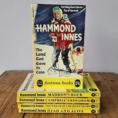 Vintage Hammond Innes Fontana Paperback Book Bundle X 5 Dead And Alive Etc. • £14.95