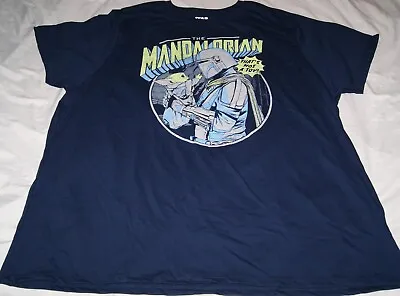 Mandalorian Baby Yoda Retro Vintage Style T-shirt New Star Wars READ About 3XL • $9.74