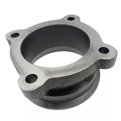 $32.58 • Buy 2.5'' Turbo Downpipe 4 Bolt To 3'' V-Band Turbo Flange Adapter Conversion Kit