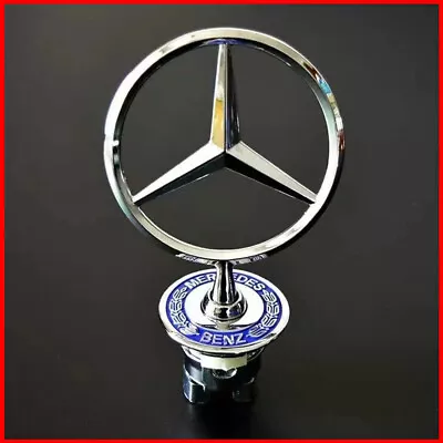 For Mercedes-Benz Front Hood Ornament Mounted Star Logo Badge Emblem C E S CLK • $10.41