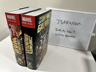 Marvel Infinity War  And Infinity Gauntlet Omnibus Avengers • $202.50