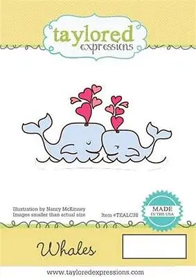 $7.20 • Buy Taylored Expressions   Animals In Love - Whales  Rubber Stamp Tealc38   