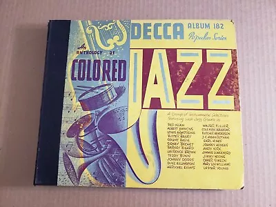 An Anthology Of Colored Jazz - Decca 182 - 1940 - Six 78 RPM - 10  SET Signed NM • $349.99