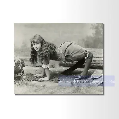 Vintage Circus Carnival Side Show- Ella Harper The Camel Girl -Photo Print • $4.95