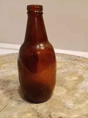 Vintage 70s Squatty Brown Bottle • $2.50