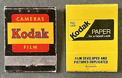 Vintage Kodak Film / Photo Paper Matchbook Lot Banff Canada Parsons KS • $9.99