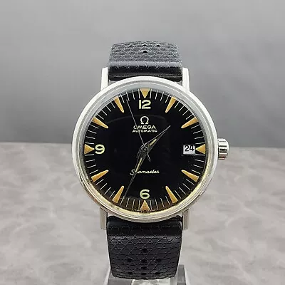 1960s Omega Seamaster Winding Mens Vintage Steel Watch. • $400