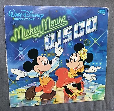 1979 Walt Disney Mickey Mouse Disco Vintage Vinyl LP Record Album 2504 • $10