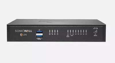 SonicWall TZ270 Network Security/Firewall Appliance 8 Port 02-SSC-2821 • $179