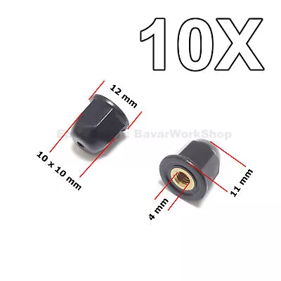 $7.29 • Buy 10X Side Mouldings, Door Trims, Bumpers, Spoilers & Grilles Nuts For Honda