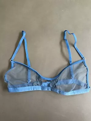 WICKED WEASEL Daisy 113 Bralette Blue Size S • $49.99