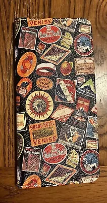 Sydney Love Wallet Passport Case World Traveler Cairo Athens Barcelona Stamps • $12.99