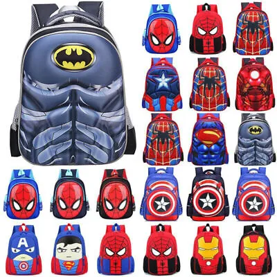 £20.99 • Buy Children Kids Boys Girls Marvel Spiderman Rucksack Superhero Backpack School Bag